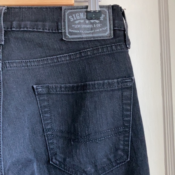 Signature by Levi Jeans Men’s Black Size 30 x 32 Skinny - Picture 7 of 7
